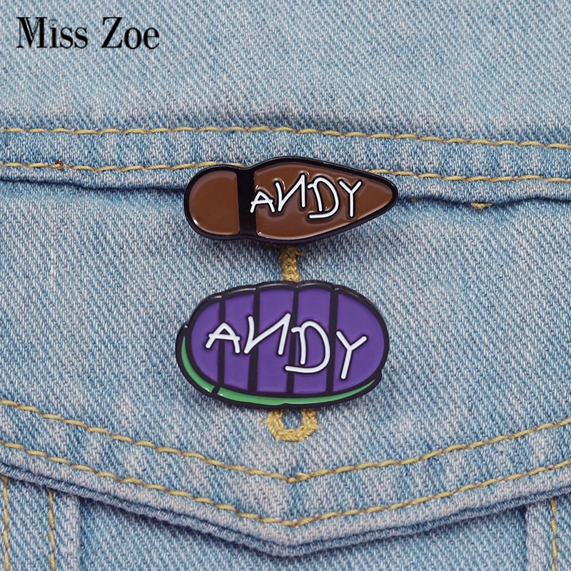 

Toy Soles Enamel Pins Custom Brooches Anime Text Lapel Badges Clothes Cartoon Funny Jewelry Gift for Kids Friends