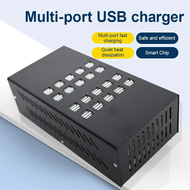 usb c charging station 40 ports for iPhone iPad Samsung Xiaomi Charging Station Multi USB Charger Desktop Mobile Phone Charge