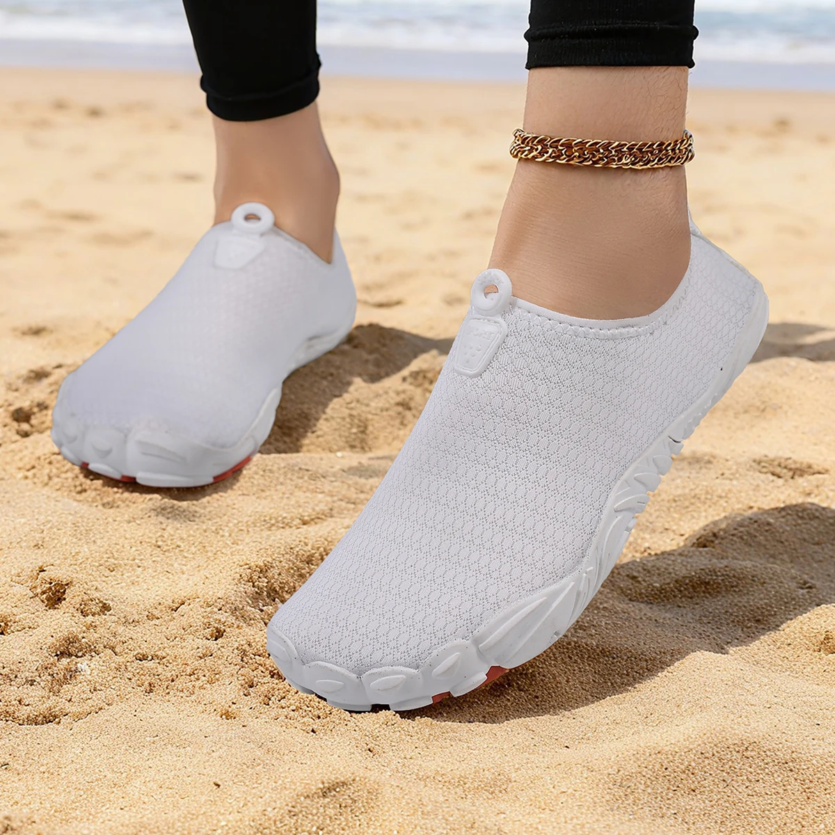 Couple's Summer Outdoor Water Shoes for Women, Outdoor Fishing Shoes, Beach Shoes, Water Shoes, Swimming Shoes, Unisex, Suitable for All Seasons, Indoor Fitness Shoes, Jump Rope Shoes, Yoga Shoes gallery 2