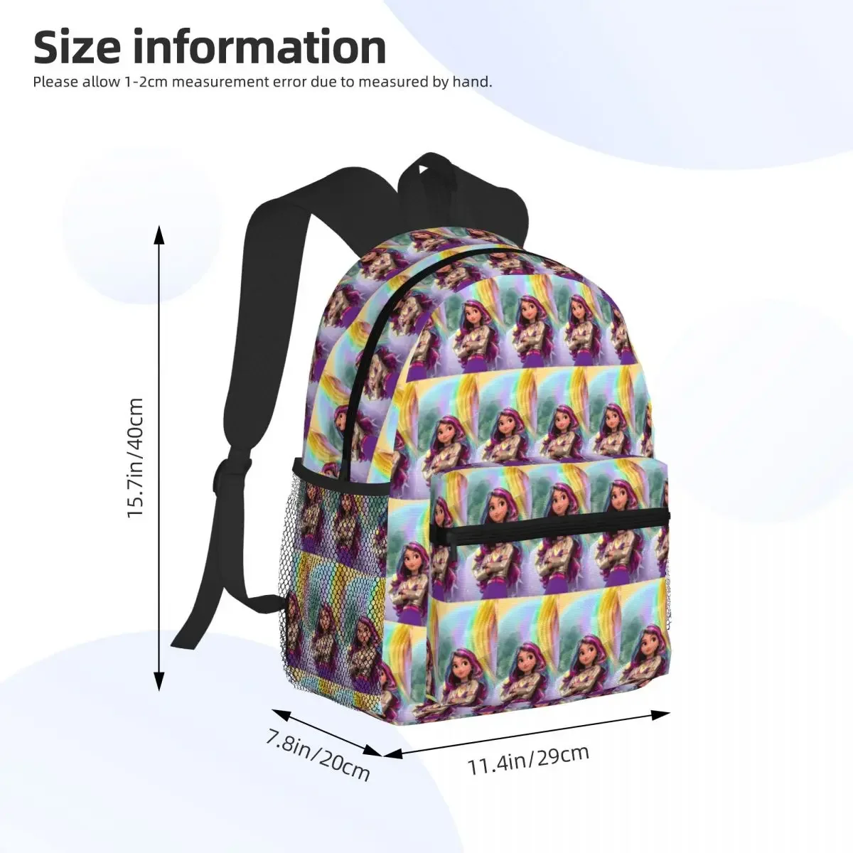 Unicorn Academy Student Backpack School Bag Hiking Travel Daypack for Men Women Fashion Bookbag Shoulder Bags