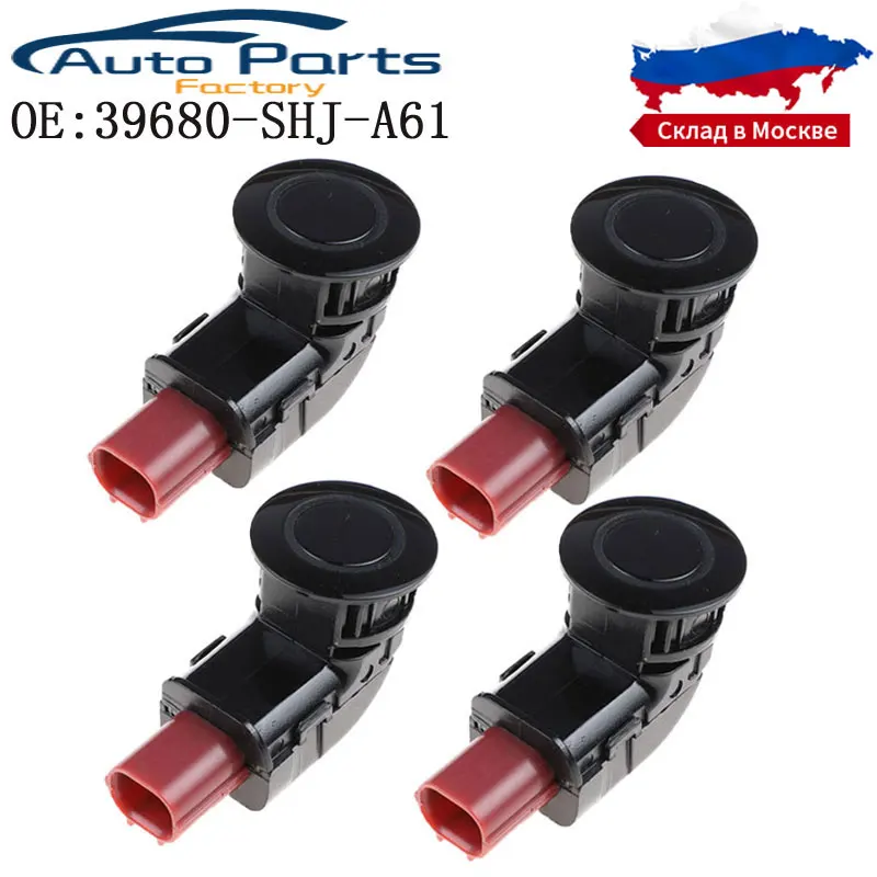 

4 PCS Black Color Parking Aid Assist Sensor PDC Sensor For Honda Odyssey 2005-2009 CRV 2004-2013 39680-SHJ-A61 39680SHJA61