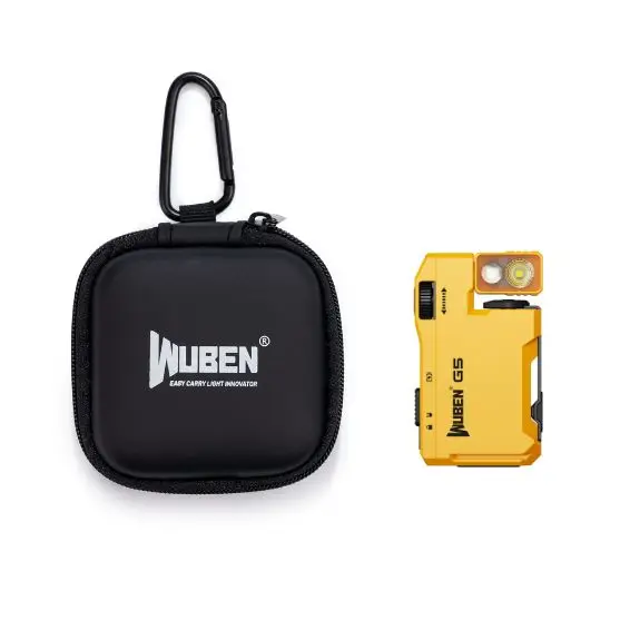 WUBEN Mehrfarbige Magnetische EDC G5 Taschenlampe 400 Lumen USB-C Wiederaufladbar Schlüsselanhänger Freihändig für Camping, Autoreparatur, Heimgebrauch