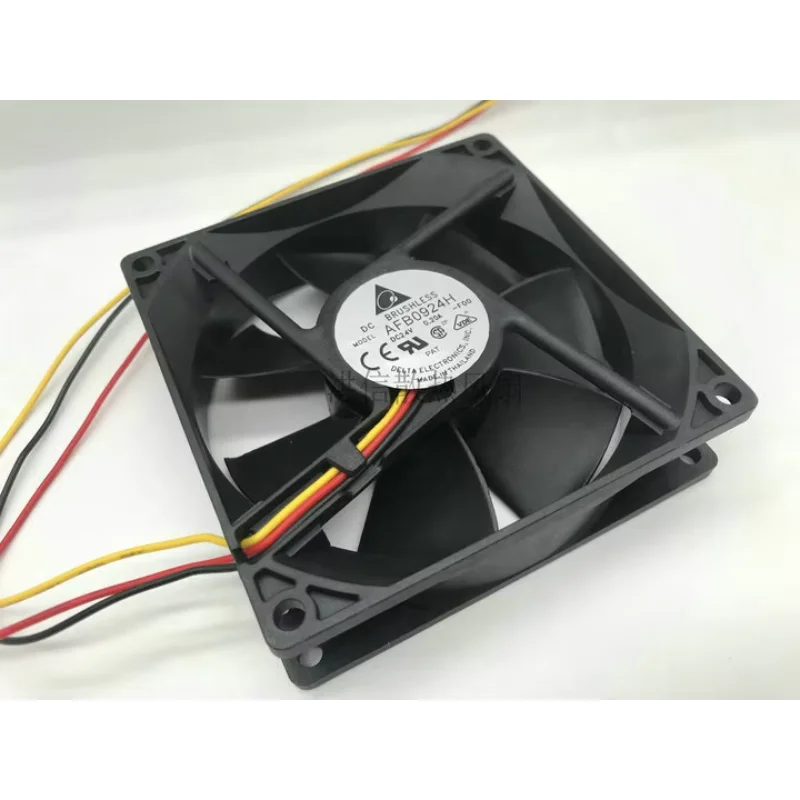 Delta Electronics AFB0924H F00 DC 24V 0.20A 92x92x25mm 3-Wire Server Cooling Fan