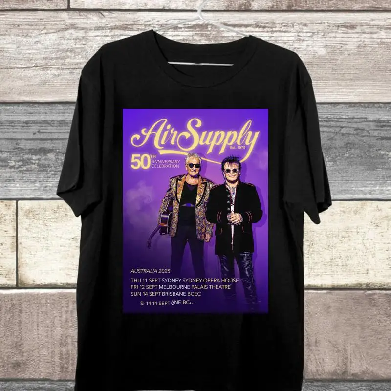 

Air Supply 50th Anniversary Tour 2025 Band For Fans S 5XL T shirt BM1173