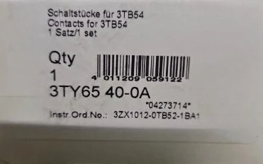 

Brand New Original 3TY6540-0A contact set Fast Delivery