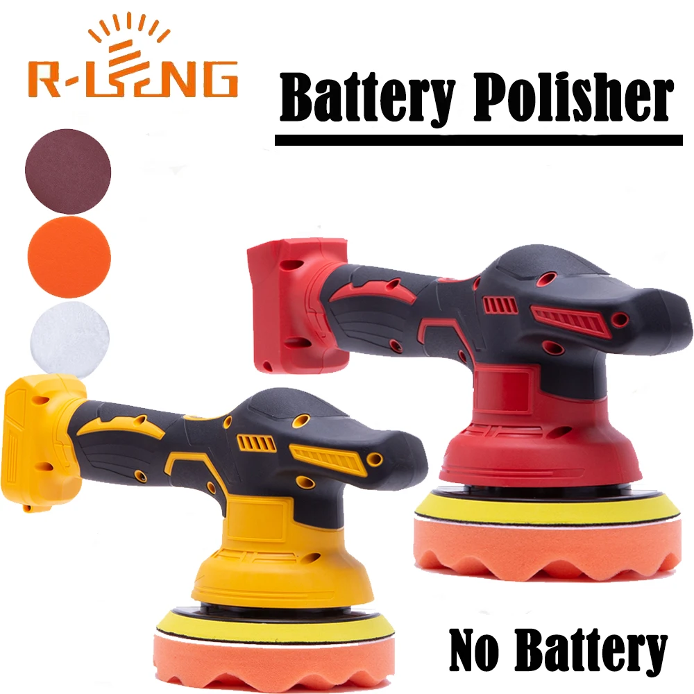 

Беспроводной автомобильный полировщик, 8 передач, регулируемый восковой шлифовальный инструмент для уплотнения глазури для литиевой батареи Dewalt/Milwaukee 18 В (БЕЗ батареи)