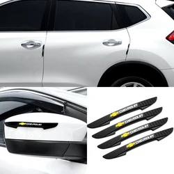 4Pcs Car Door Edge Bumper Strip Rearview Mirror Anti-collision Stickers for Chevrolet Cruze Captiva Sonic Spark Onix Aveo Corsa