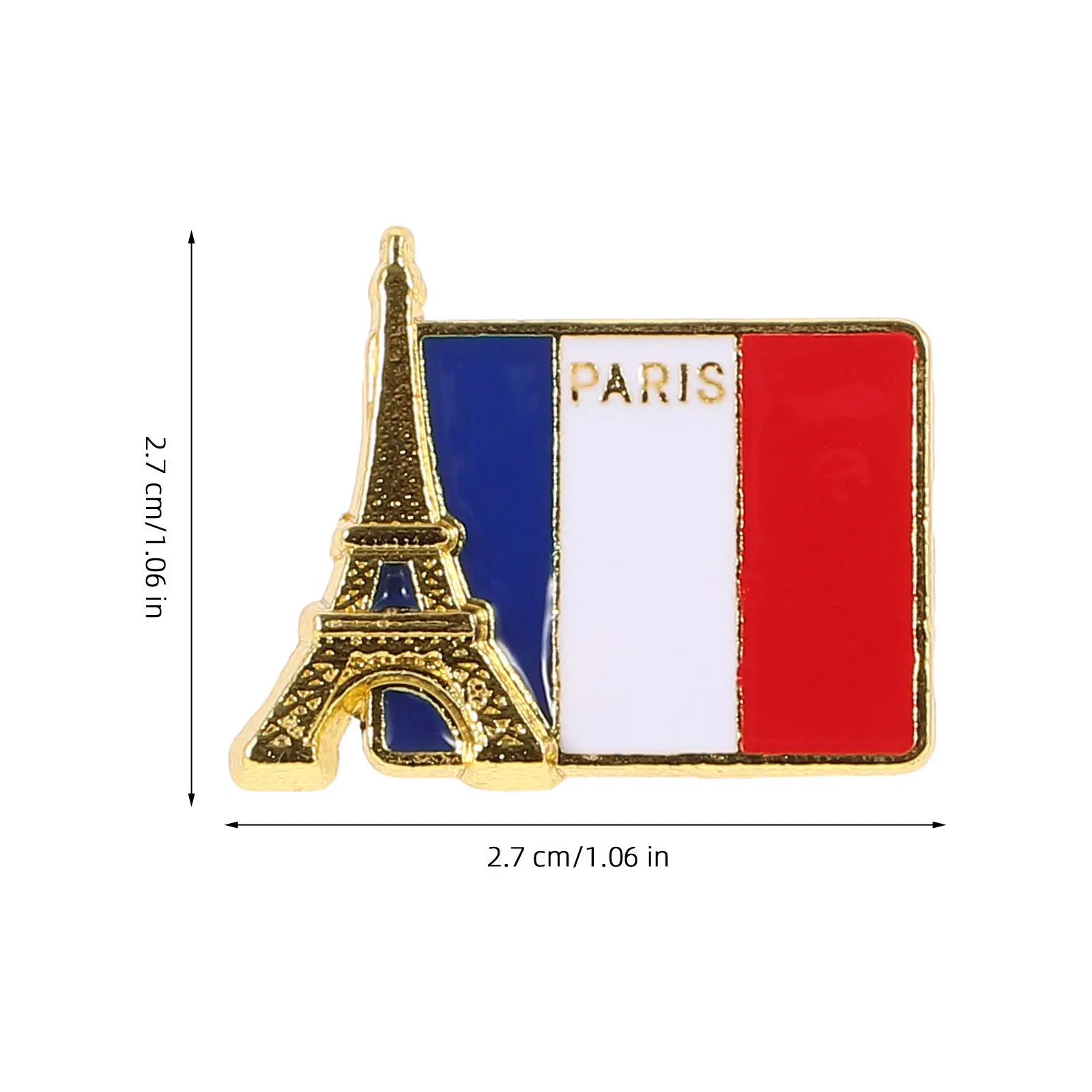 

4pcs National Flag Brooch Premium Women Brooches Creative Breastpin Chic Costume Decoration Small Gift For Casual Wear A00262