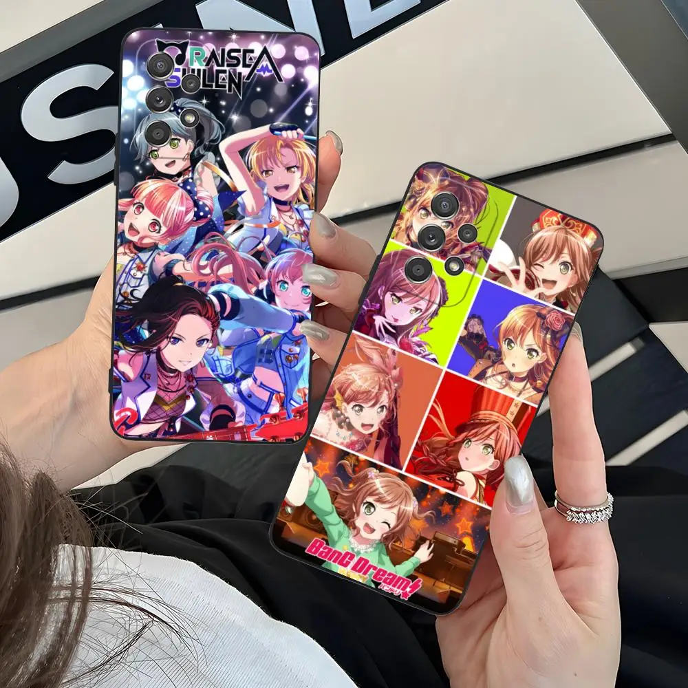 

Модный чехол для мобильного телефона BanG Dream для Samsung Galaxy A73 72 71 70 56 55 54 53 52 36 35 34 23 16 15 5G с цветным принтом