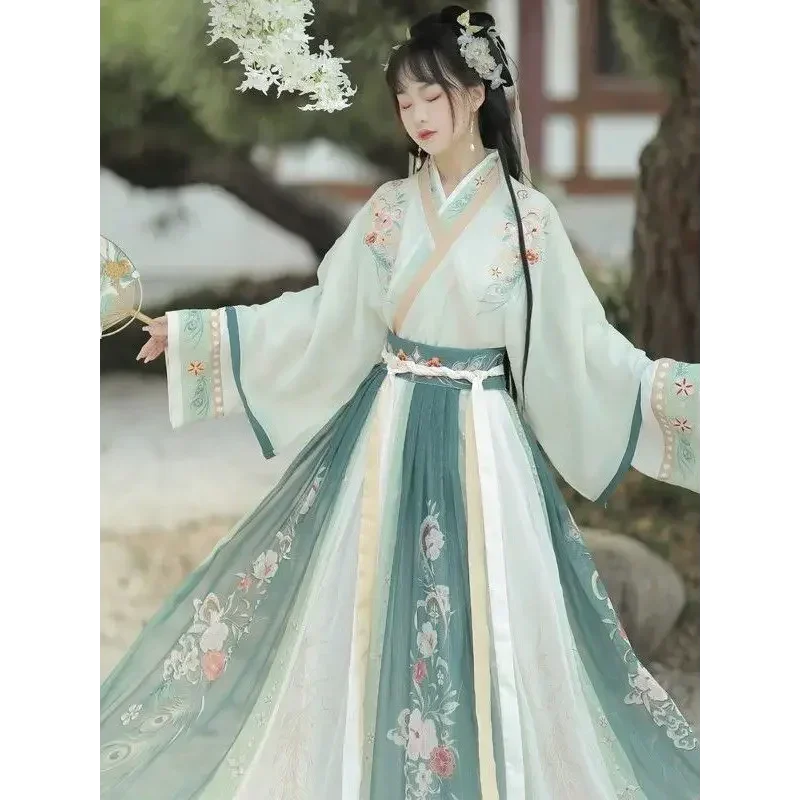 Pink Chinese Hanfu Role Playing Costume Traditional Dance Costume Jin Dynasty Princess Costume Oriental Fairy Clothing