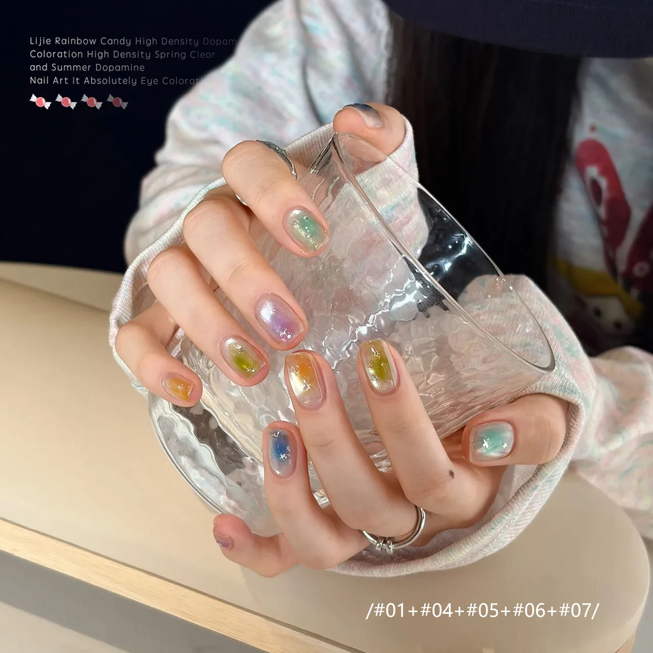 MIANEL Seven-Color Glass Serie - Nail Art Trend 2026 ulasan dan harga