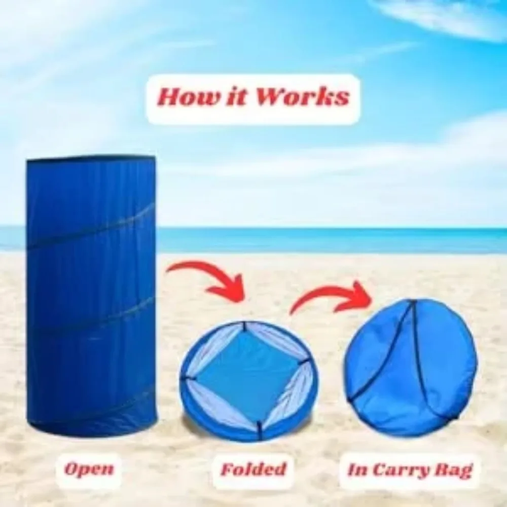 Outdoor Changing Room Pop Up Privacy Pod Portable Quick Change Tent Instant Beach Camping Sports Photography Dressing Shelter view 6