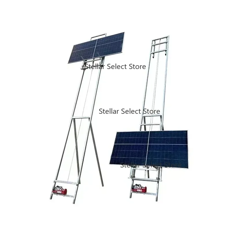 High Q-uality Safe Li-ght 8m 9m Height  Movable So-lar Panel Li-ft for Sale