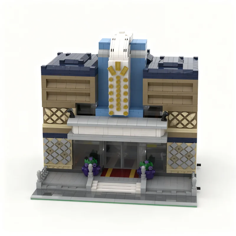 3073pcs MOC Modular Bricktober Theater Modular Streetscape Model Building Blocks Construction Toy Christmas Gifts DIY Birthday