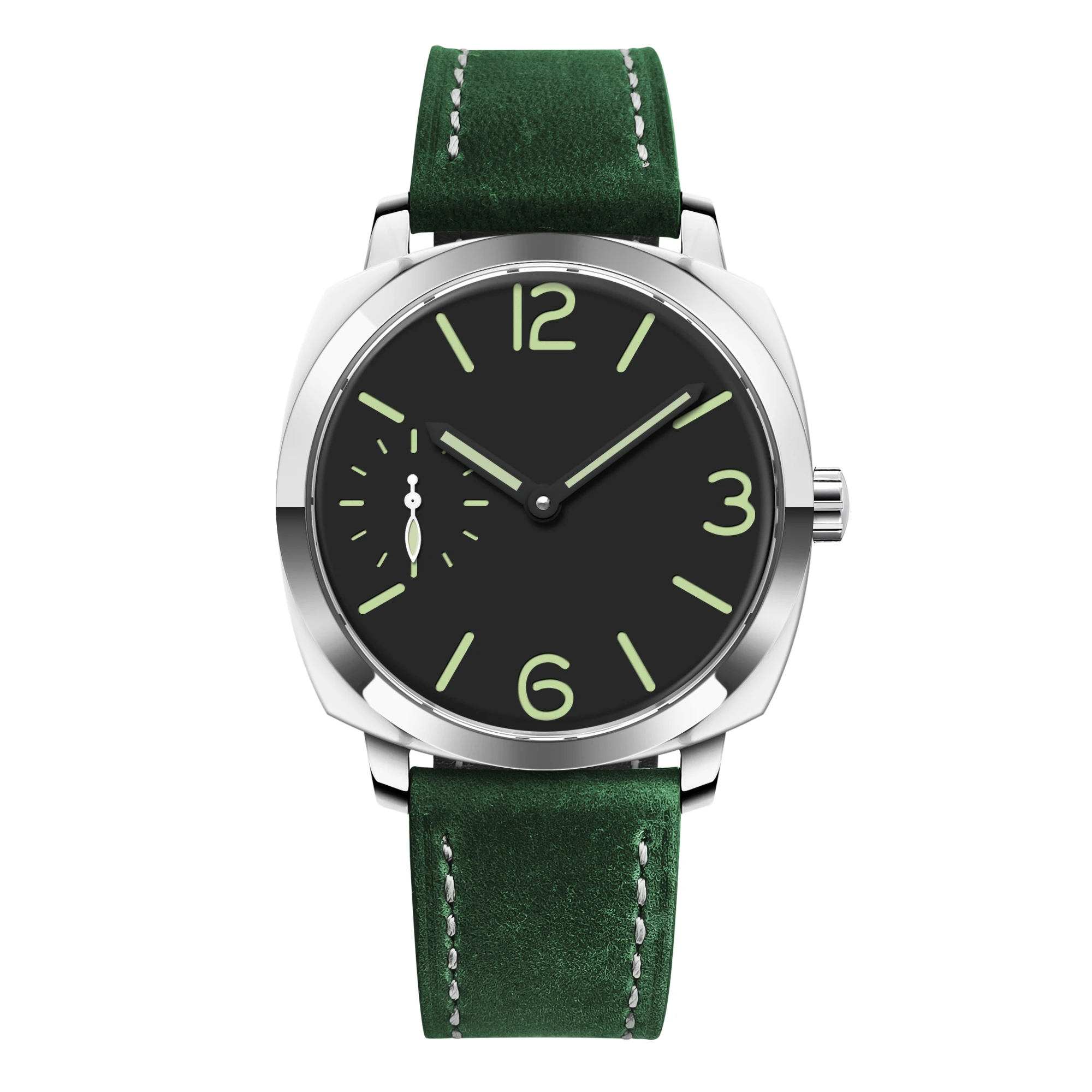 42mm Corgeut horloge modieus st3600 of ST3601, populaire verkoop, saffierglas, herenhorloge, handmatig mechanisch horloge