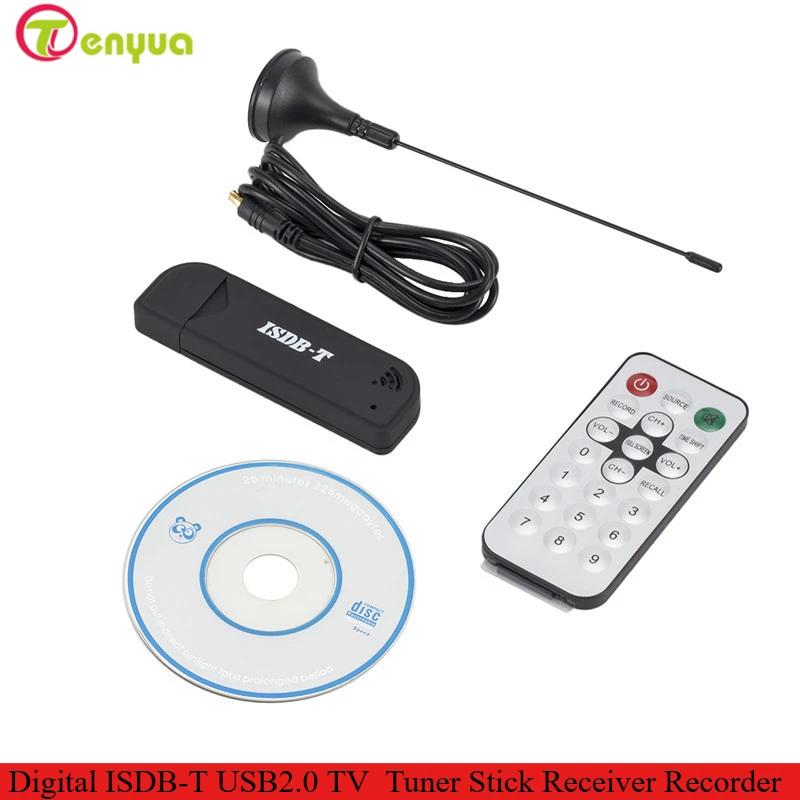 

Мини-цифровой ISDB-T USB2.0, ТВ HDTV-тюнер, приемник-рекордер с антенной дистанционного управления для Бразилии