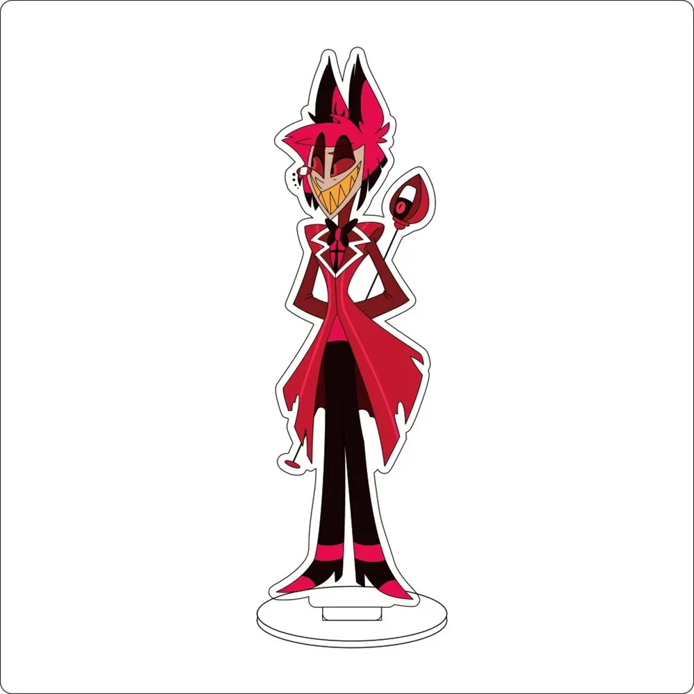 15 سنتيمتر أنيمي تأثيري الاكريليك حامل الحلي Alastor السير Pentious آدم طرد الأرواح الشكل حامل هدايا عيد الميلاد