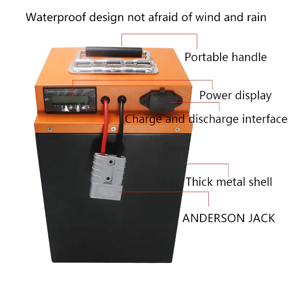 72V 40Ah Li-ion Battery Bluetooth BMS APP Lithium Ion For 5000w 3000w Bicycle Scooter Bike Motorcycle +5A Charger