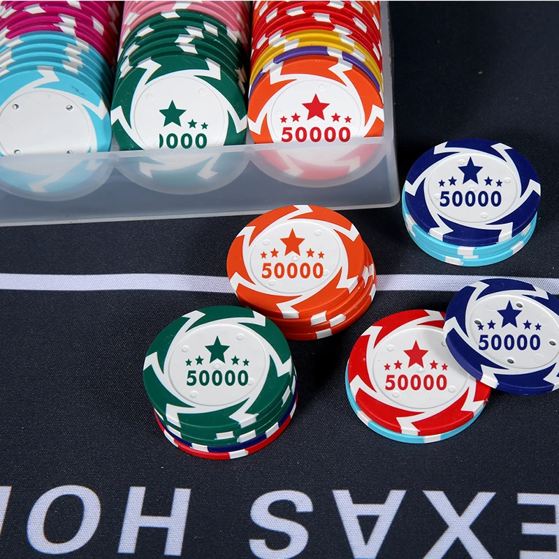 500 Pcs Professional Ceramic chips Poker Chips 12 Grams DIY Print with Your Personalized Text Numbered Chips for Casino Game