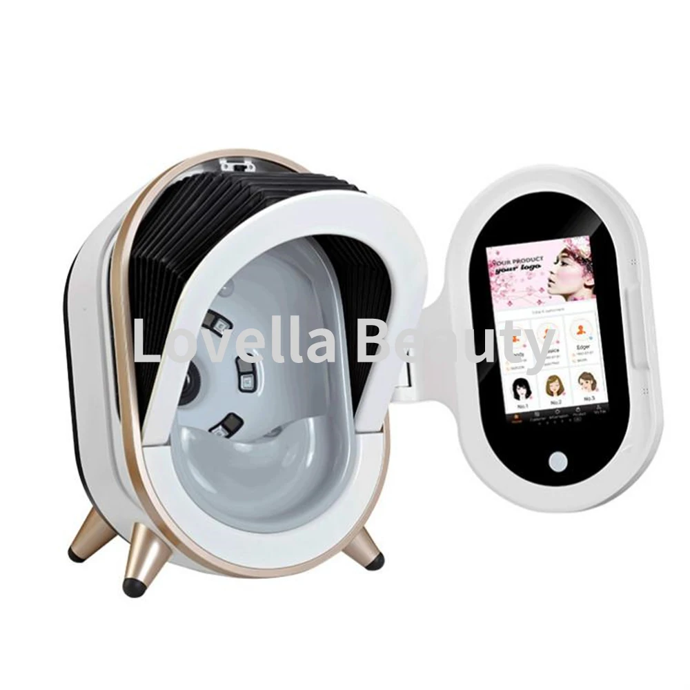 2023 most HD facial skin analyzer machine portable camera digital face tracking magic mirror skin analyzer beauty center