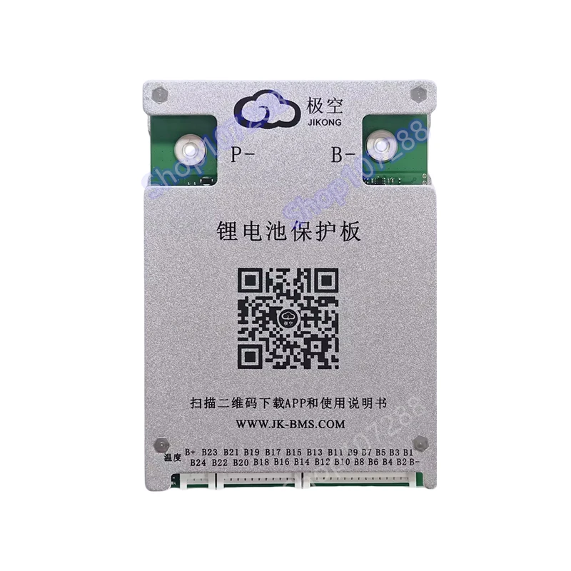 jikong Active Smart BMS for LifePO4/Li-ion/LTO Battery 0.4A Active Equalizing Current Battery Protection Board JK-BD4A24S4P