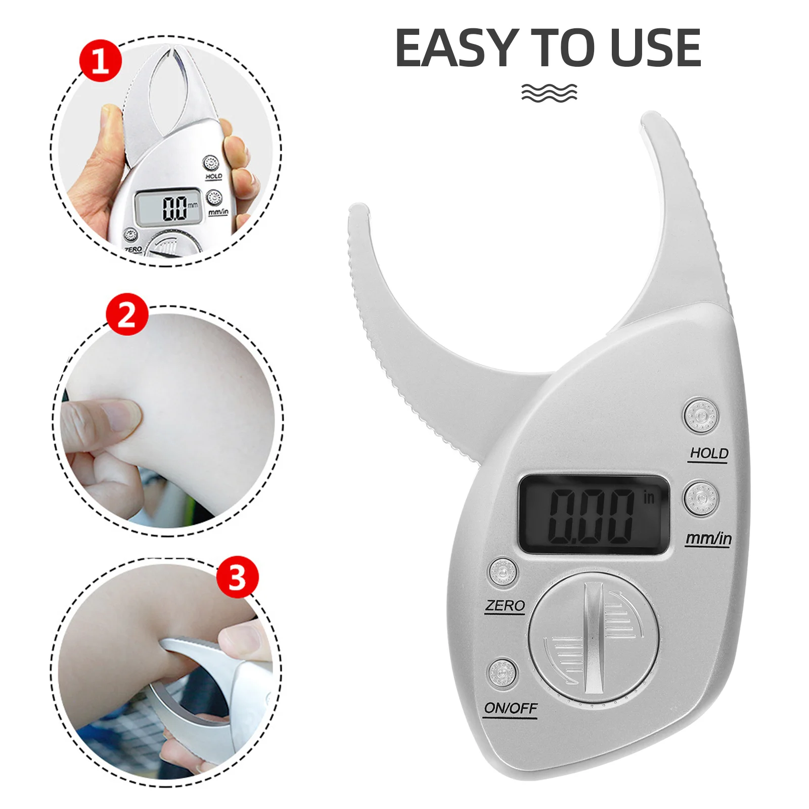 Caliper Teller Calipers Measuring Gauge LCD Display Tool Analyzer Measurement