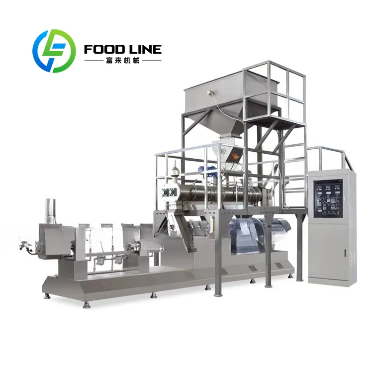 Línea de producción de máquinas de almidón modificadas para maíz, tapioca y patatas, extrusora automática