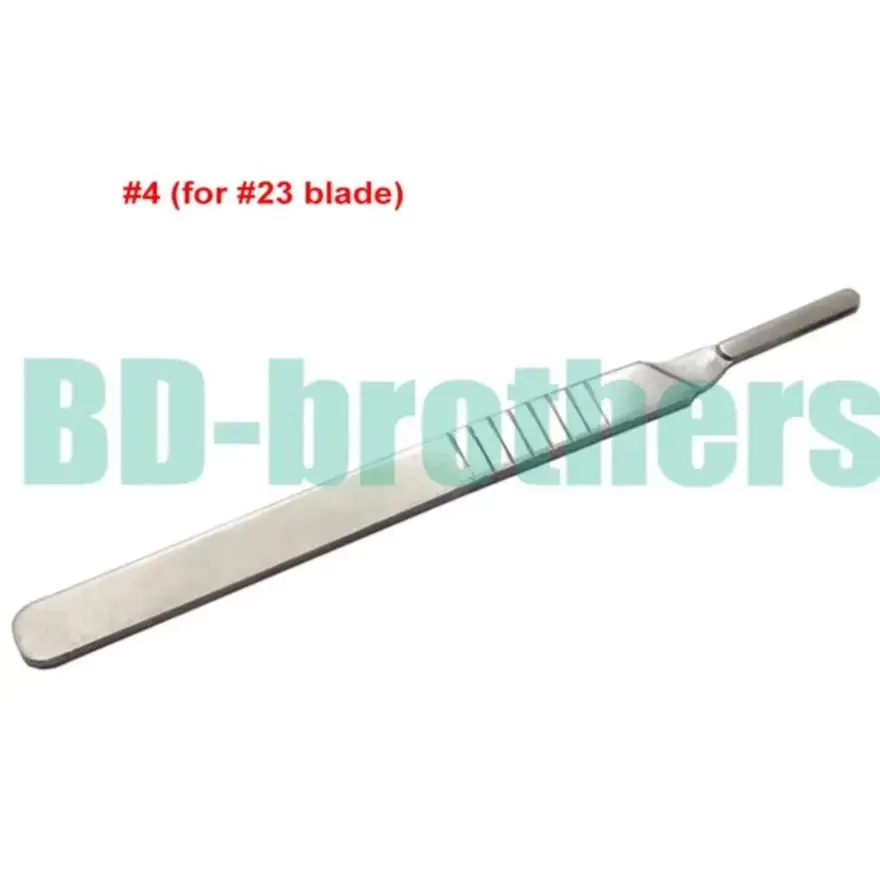 #4 ( for #23 Blade) Scalpel Handle Cutter Metal Blade Holder Carving Knife for Manicure PCB Repair 1000pcs/lot