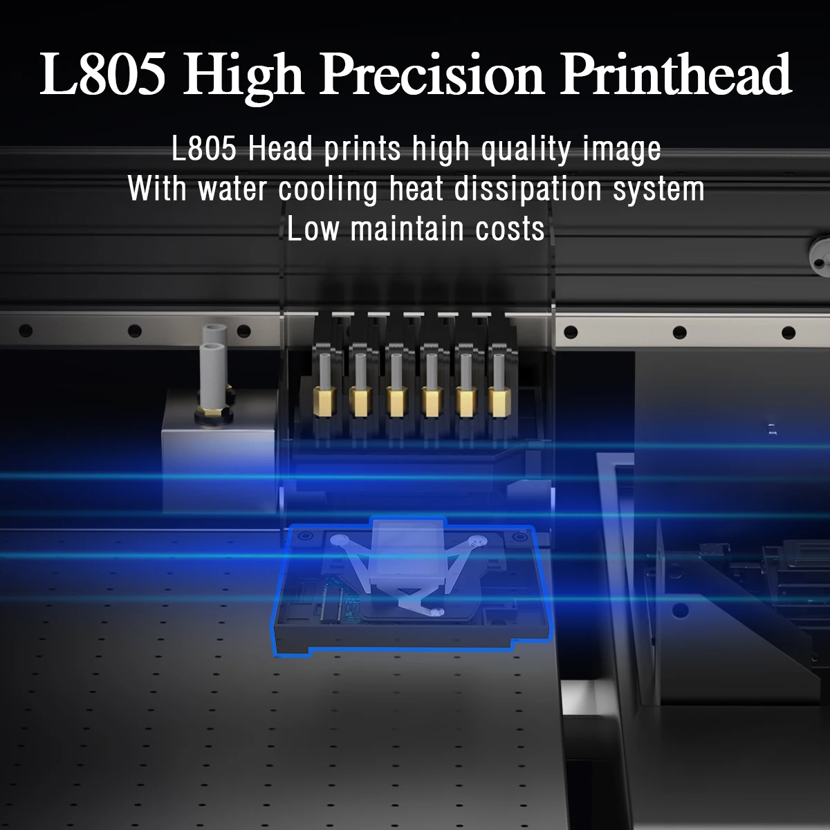 A4 A3 UV Printer L805 Flatbed UV Printing Machine with Varnish A4 A3 UV DTF Printer Sticker For Phonecase Bottle Acrylic Pens