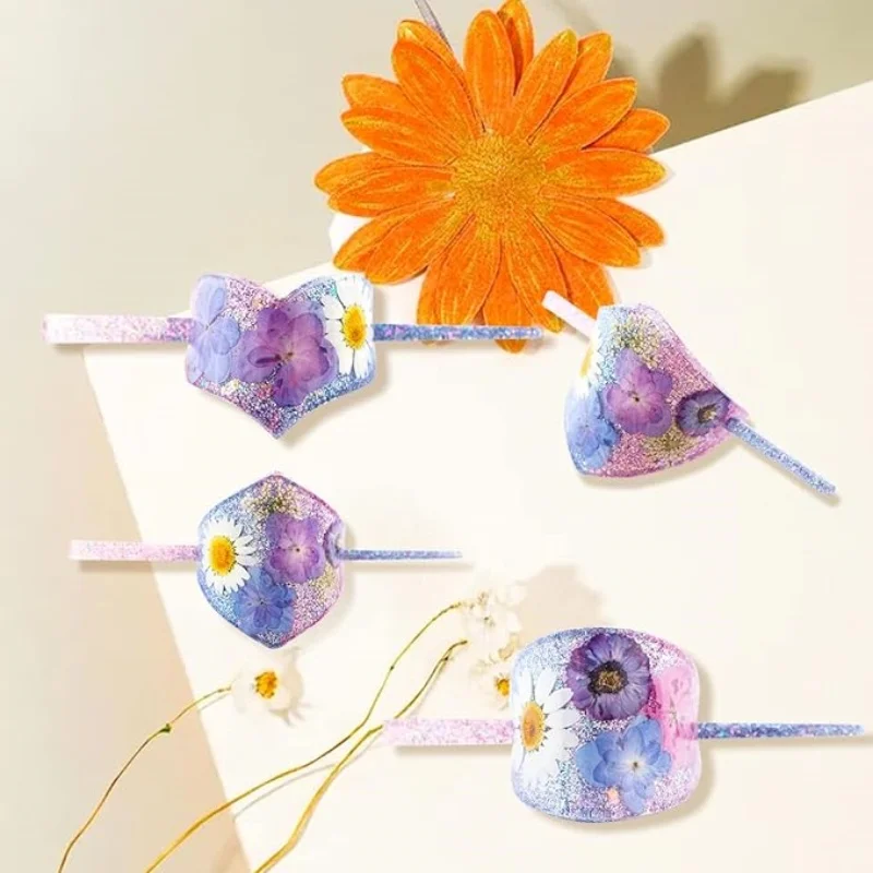 DIY horquilla cristal resina epoxi molde horquilla accesorios para el cabello espejo molde de silicona