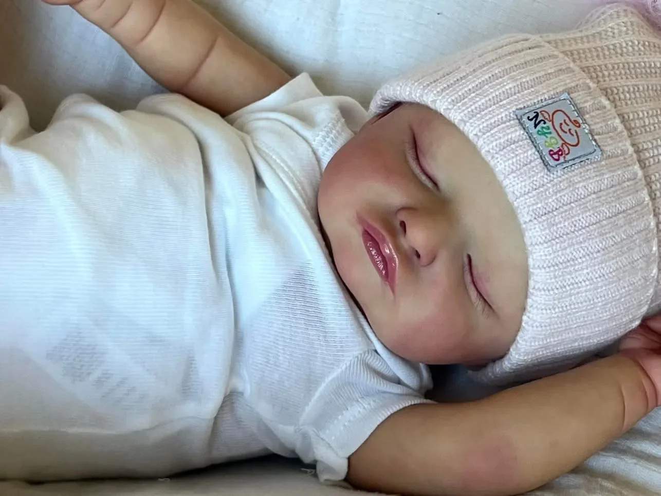 St.Store, muñeca recién nacida ya pintada de 47CM, muñeca Reborn Rosalie, pintura a mano con Genesis, tono de piel 3D de alta calidad