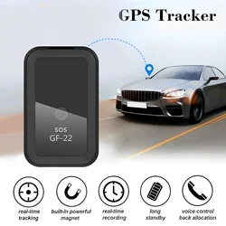 GF-22 Mini GPS Tracker Personal Kids Vehicle Car Real Time Smart Tracking Magnet Adsorption Locator Pet Car Motorcycle Anti-lost