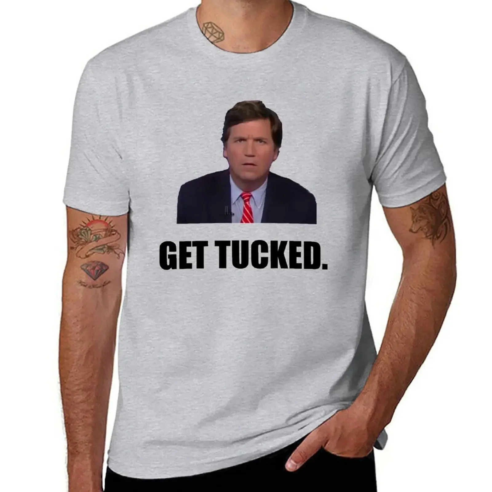 

Футболка Tucker Carlson #13 Мужская винтажная, под заказ, с графическим принтом, аниме