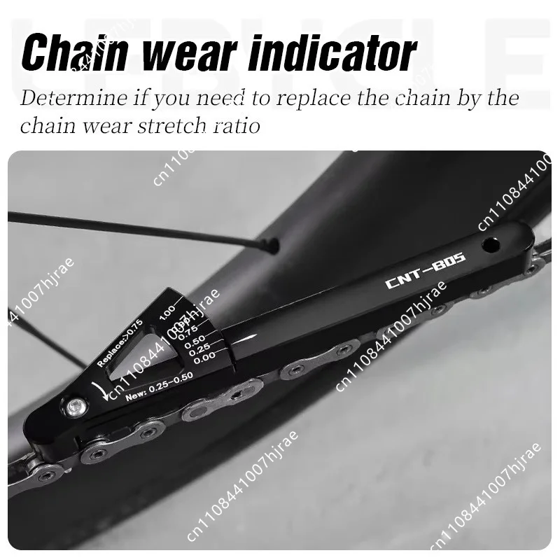 Bicycle Chain Wear Indicator Measuring Gauge MTB Road Bike Chain Checker Tool For Daily Cycling Workshop Servicing Accessory