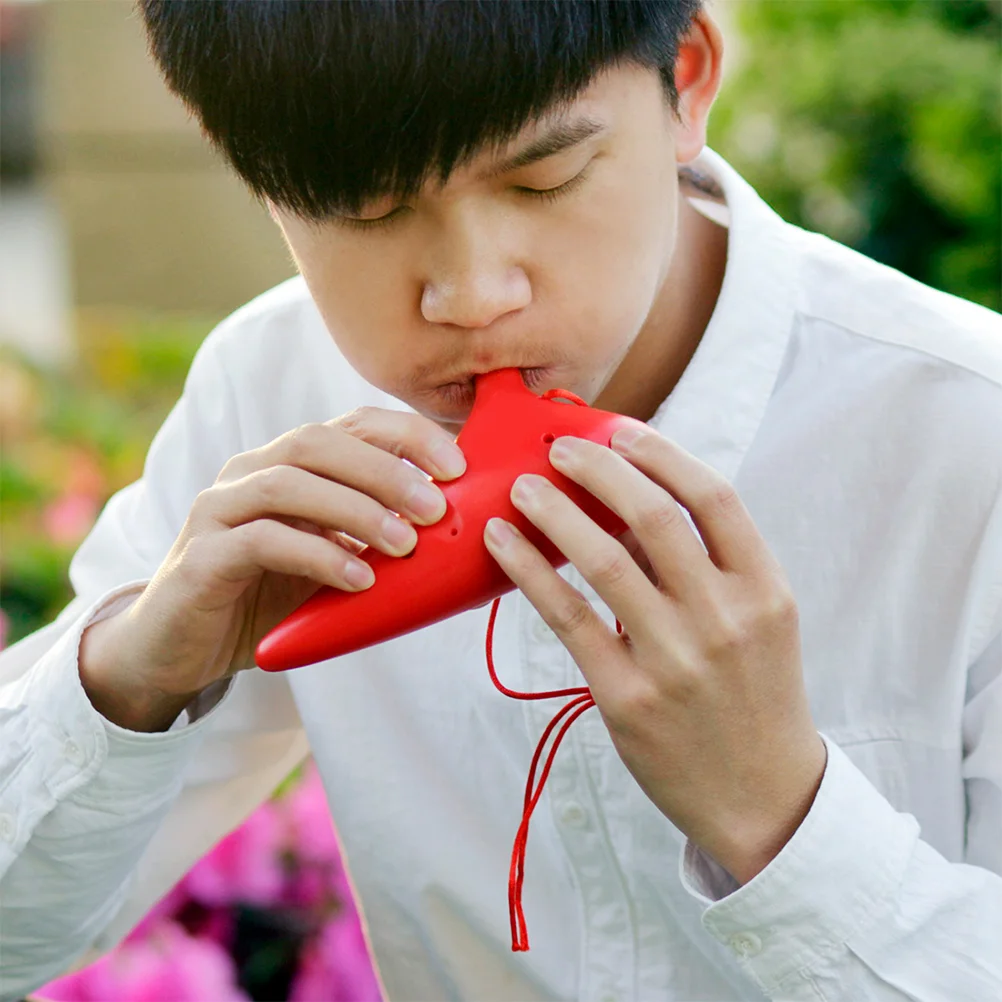 

12 Holes C Ocarina ABS Material Durable Storage Bag Compact Size Beginner Professional Music Lovers Gift Ocarina Instrument