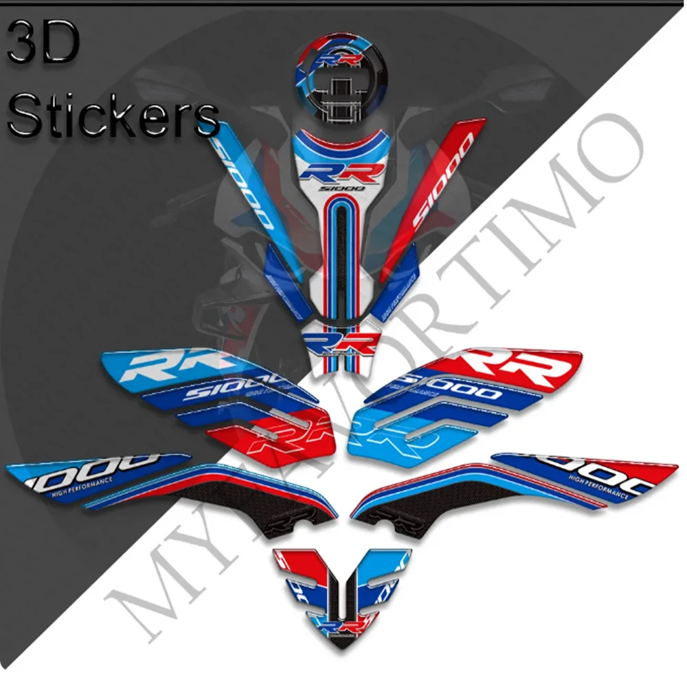 Motorcycle Tank Knee Pad Side Grips Gas Fuel Oil Protection Stickers Wind Deflector For BMW S1000RR S 1000 RR S1000 M M1000RR