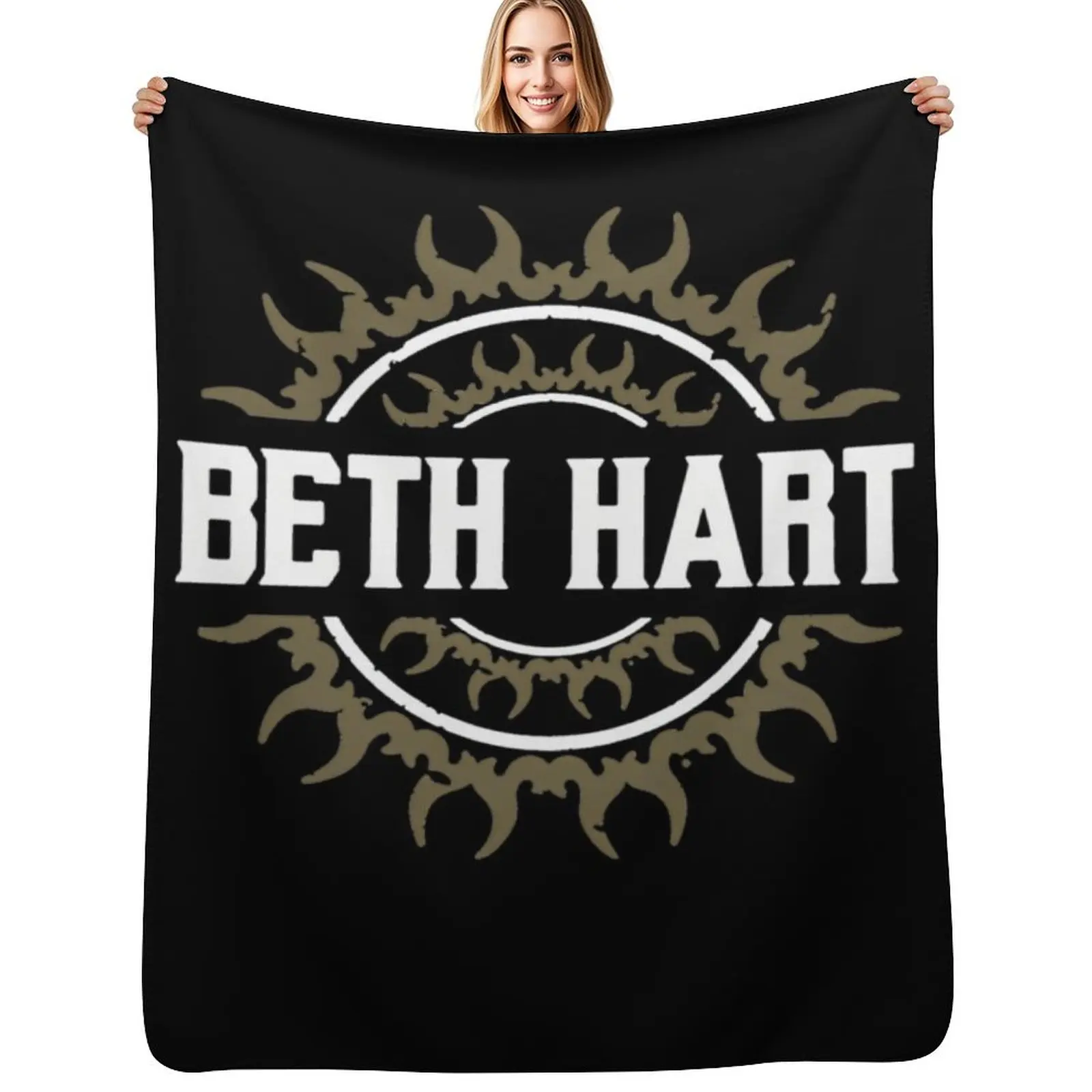 

beth hart Throw Blanket Cozy Home Blanket Gift for Christmas Holiday