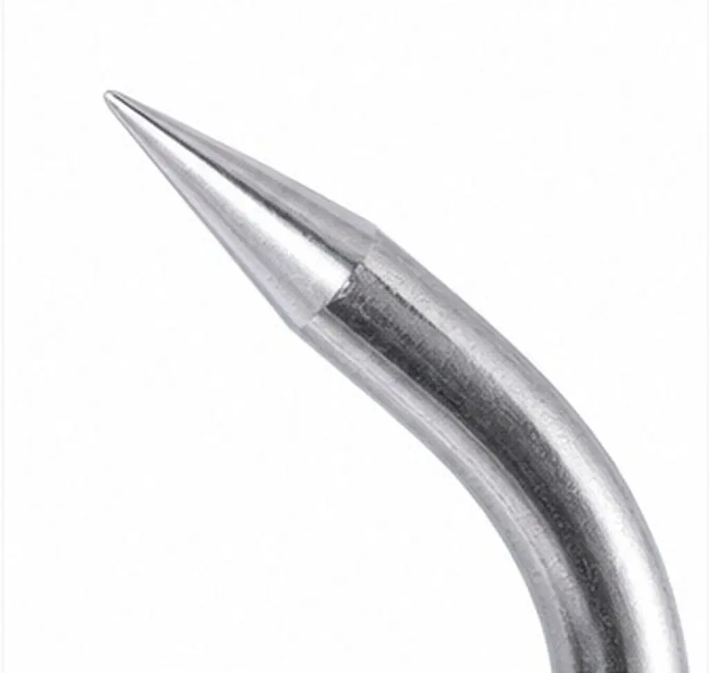 Stainless Steel T-Handle Meat Hooks (2 pcs) – Rust-Resistant, Heavy-Duty Butcher & BBQ Hanging Tool