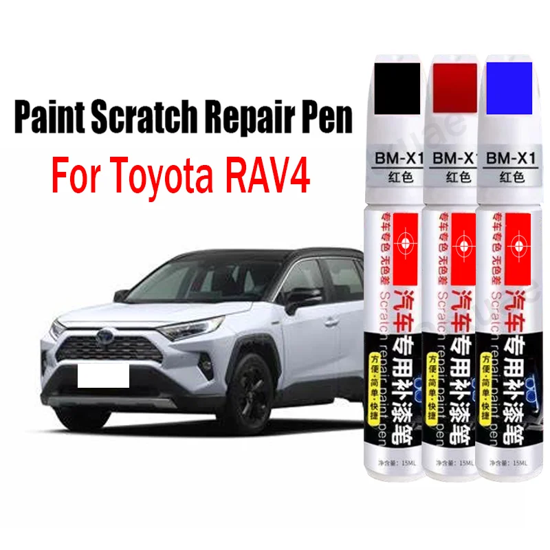 

Car Paint Scratch Repair pen for Toyota RAV4 2021 2022 2023 Black White Red Blue Brown Touch-Up Pen Paint Care Accessories
