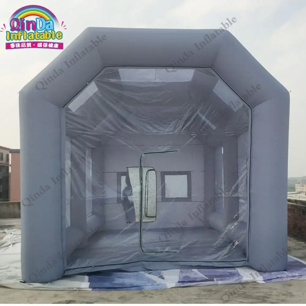 

Free Car Shipping Painting Tent Customized Size Inflatable Spray Booth Tent With Carbon Filter bon