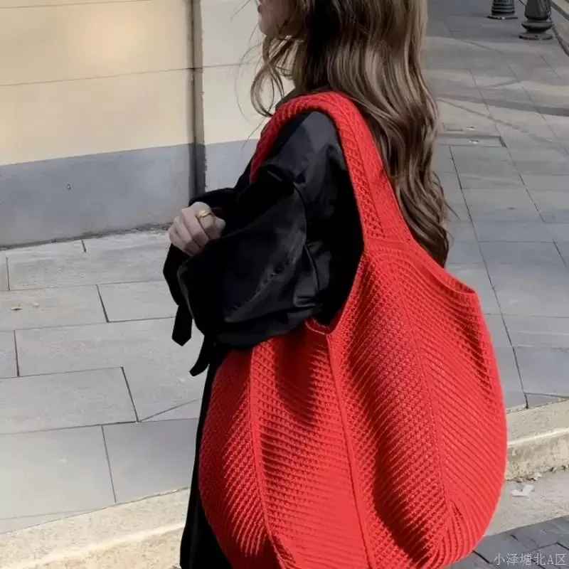 

Женские сумки на плечо, повседневные соломенные плетеные женские сумки ручной работы, большая вместительная летняя пляжная женская сумка-мессенджер