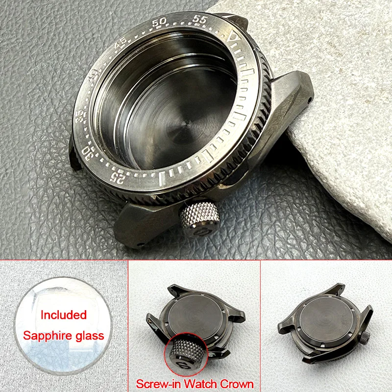 42mm SPB185 SPB187 Replace Watch Case Fit NH35 NH36 7S Movement Seal Back Cover 20ATM Waterproof Men Diving Watch Cases Custom