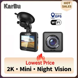 Dash Cam for Cars GPS Wifi Mini Camara Para Vehiculo Dvr Night Vision Dashcam 24h Parking Monitor Kamera Samochodowa Rejestrator