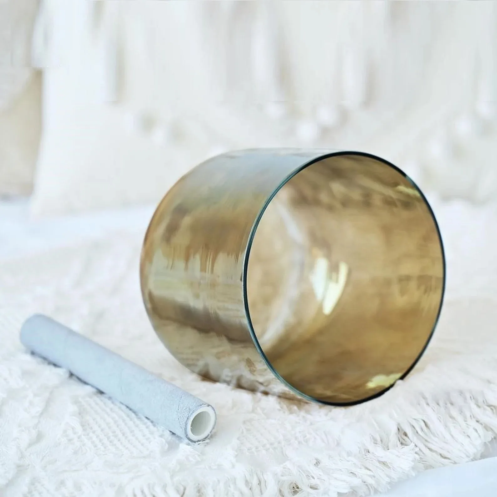 432Hz Crystal Bowls Singing Quartz High Quality Sound Healing with bag