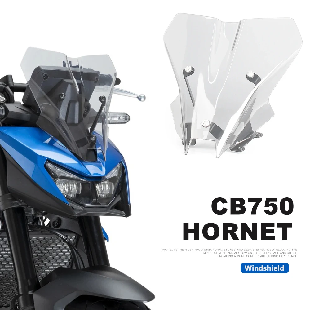 

New For Honda CB750 Hornet CB 750 Hornet 2025 Motorcycle Windshield Screen Touring Visor Windscreen Air Fairing Wind Deflector