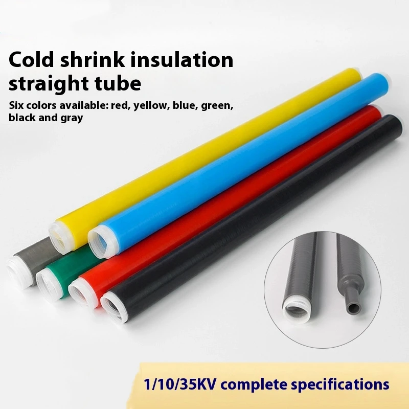 Cabo de tubo de condensação a frio de alta baixa tensão manga isolada 1-10-35kv bainha manga de proteção de tubo reto de condensação a frio