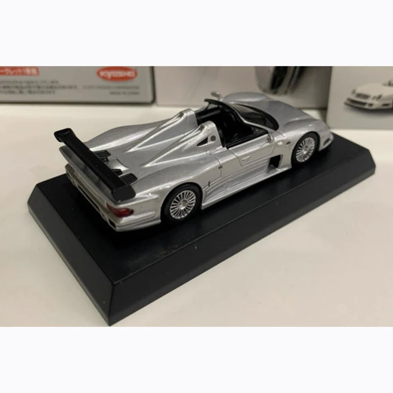 KYOSHO 1/64 CLK GTR Roadster Silver Alloy Racing Car Model Classic Adult Souvenir Gift Static Display view 5
