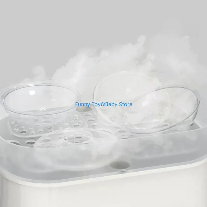 قطعتان من أكواب الرضاعة المصنوعة من السيليكون لتوفير حليب الأم، جامع الحليب الفائض القابل للارتداء C90B #3