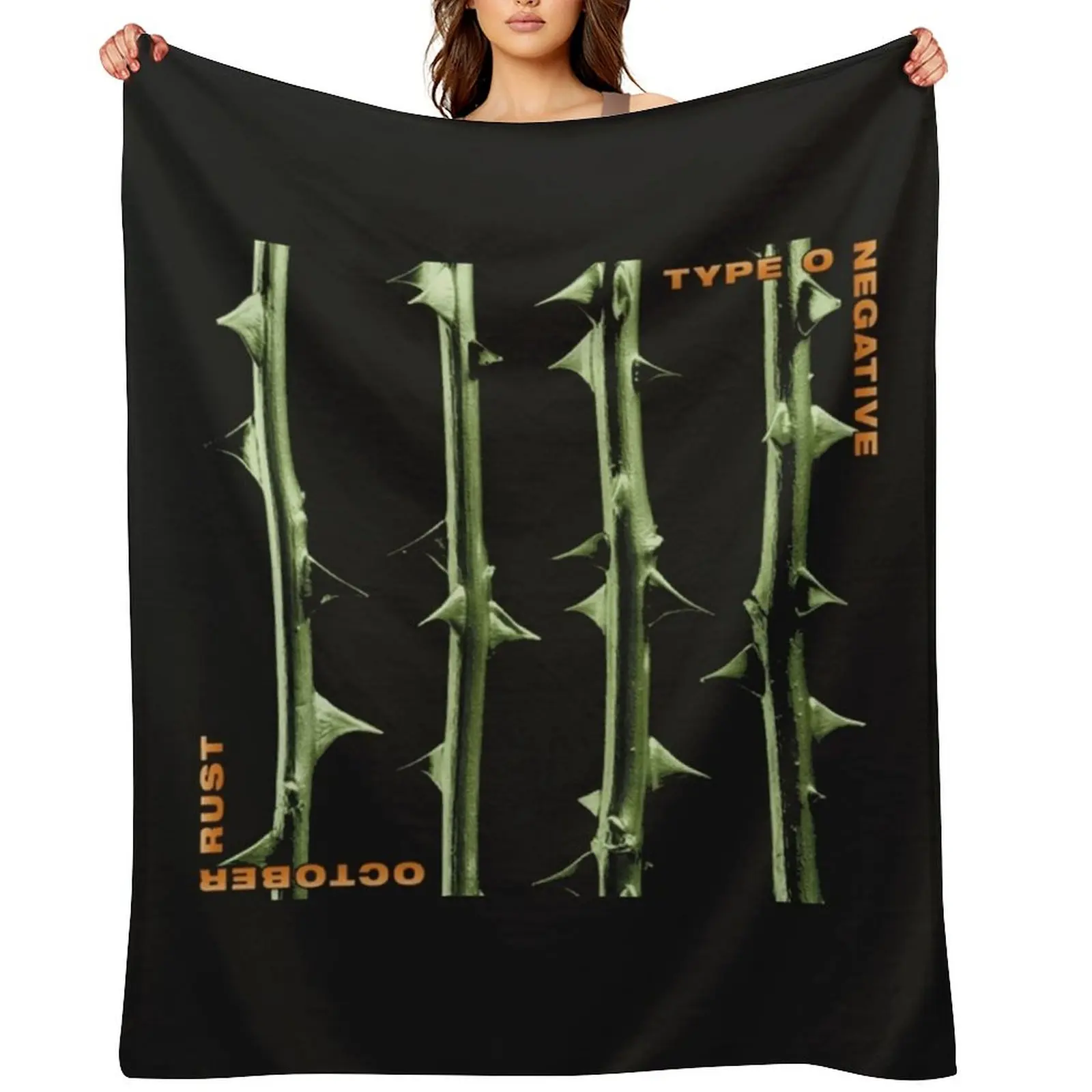 

Type O Negative Throw Blanket Decoratives Luxury Designer Single Kid'S Blankets