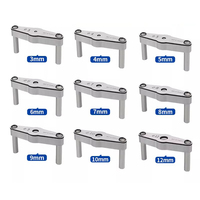 9PCS Woodworking Multi-Function Drill Guide Set 3-in-1 Self-Centering Jig for Precision Boring & Dowel Joinery